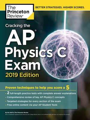cover image of Cracking the AP Physics C Exam, 2019 Edition